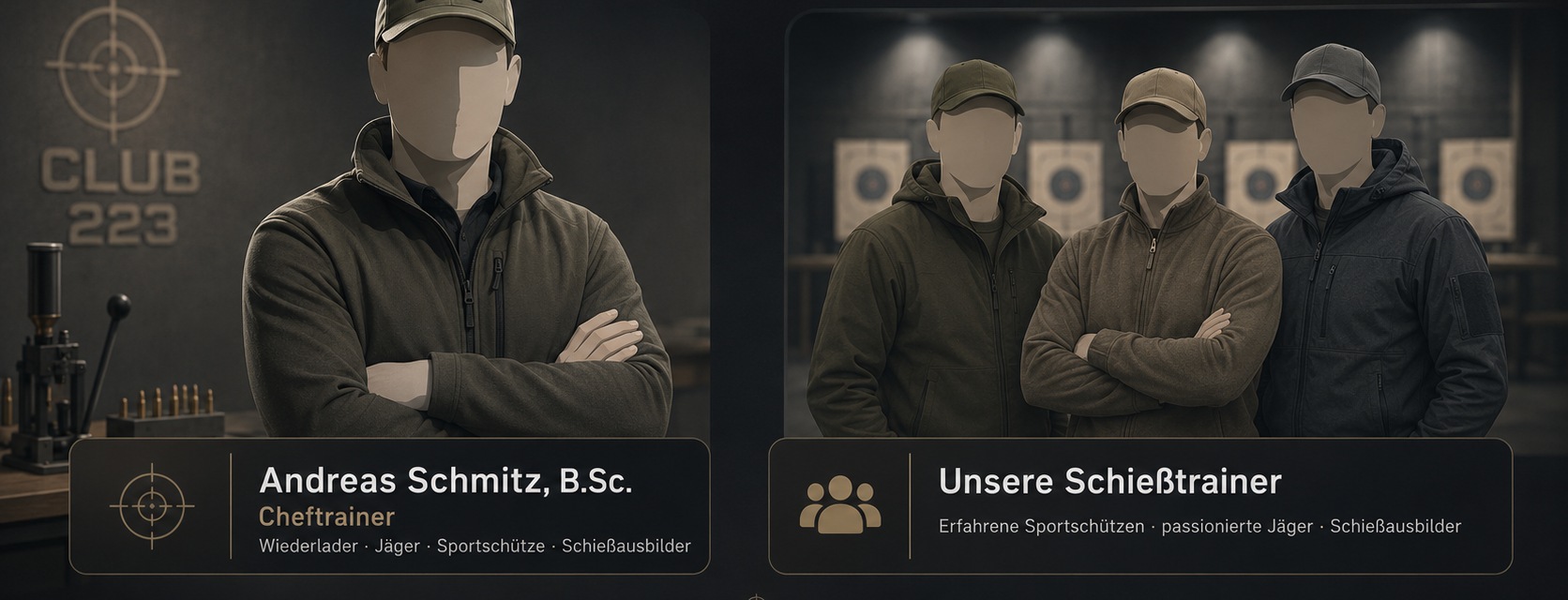 Club 223 - Cheftrainer Andreas Schmitz und das Schiesstrainer-Team